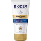 Prime Bioder El ve Tırnak Bakım Kremi 50 ml – Biotin, Niasinamid ve Çinko Içerikli Nemlendirici, Tırnak Güçlendirici