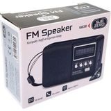 Prime Bluetooth Fm Kablosuz Hoparlör, Usb-Tf Kart-Aux Girişli, Tws Destekli, Taşınabilir Mini Radyo SB38 (Siyah)