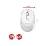 Prime Bluetooth Şarj Edilebilir Kablosuz Çift Mod Sessiz Mouse, 800-1200-1400 Dpı, MT8122