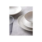 Prime Bormio 6 Kişilik 24 Parça Yemek Takımı Beyaz-Silver - 1/100 Toz Ceviz
