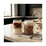 Prime Borosilikat Cam Bardak, 400 ml Kapasite, Dayanıklı Yapı, Çift Cidarlı Yalıtım, Ev Ofis Restoran Için Kullanıma Uygun Borosilikat Cam Çay Kahve Espresso Sunum Bardağı - 0 - Siyah - Option-1