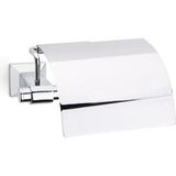 Prime Bowlıne Kapaklı Tuvalet Kağıtlığı Krom Renk 92X95X157 mm - 000-Siyah
