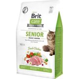 Prime Brit Care Senior Weight Control, Kilo Kontrolü Ihtiyacı Olan Yaşlı Kediler Için, Tahılsız, Hipoalerjenik, Taze Tavuk Etli Kuru Mama, 2 kg - 0,01 gr