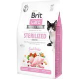 Prime Brit Care Sensitive, Kısırlaştırılmış Hassas Kediler Için, Tahılsız, Hipoalerjenik Taze Tavşan Etli Kuru Mama, 2 kg - 0,01 gr