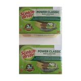 Prime Brite Power Bulaşık Süngeri Yeşil Klasik Tırnak Koruyucu 8'li - Option-1