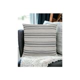 Prime Buldan Dokuma TASARIM%100 Pamuklu 45X45CM Kırlent Kılıfı Krem Bej-Siyah - 001-Renkli