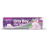 Prime Büzgülü Çöp Torbası Beyaz Sabun Kokulu Orta Boy 15'li - 000-Siyah - Option-1