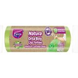 Prime Büzgülü Çöp Torbası Orta Boy 15’li - 000-Siyah - Option-1