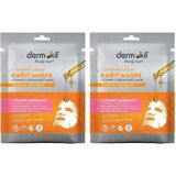 Prime C Vitamini Serum Kağıt Maske 23 gr 2li Paket - Option-1