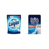 Prime Calgon Power Kir, Pas, Kireç ve Koku Önleyici 4'ü 1 Arada Ultra Konsantre Toz 250 G ve Finish Bulaşık Makinesi Tuzu (1 x 1500 G) - Option-1