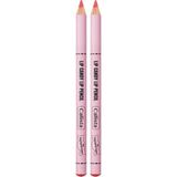 Prime Callista Lip Candy Dudak Kalemi 05 Peaches & Cream, Turuncu 2li Paket - Siyah