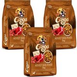 Prime Cango Biftek Etli Yetişkin Köpek Maması, 1 Kg, 3'lü Paket - 0,01 gr