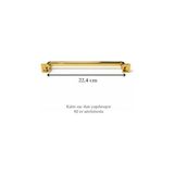 Prime Canik Mobilya Kulpları, Metal, Tv Ünitesi Yatak Odası Çekmece Vestiyer Mutfak Dolap Kulbu (Altın Sarı, 224 Mm)