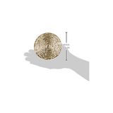Prime Carina Wavy 4'lü Bardak Altlığı 10 cm - Kestane Akaju - Option-1