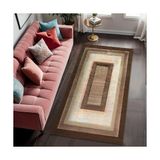 Prime Cesse Kadife Kaymaz Pamuk Tabanlı Yıkanabilir Antibakteriyel Salon Halısı 200X300 - 374-Yeşil