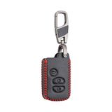 Prime (Chr, Land Cruiser, Avensis, Auris, Corolla, Rav4 Uyumlu) Deri Anahtar Kılıfı - 0-Koyu Mavi - Option-1