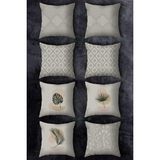 Prime Çift Tarafı Baskılı 43X43 Kırlent Kılıfı 8'li Set Kombini - 001-Renkli