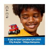 Prime City Araçlar - Itfaiye Kamyonu 60482 – 5 Yaş ve Üzeri Erkek ve Kız Çocuklar Için Itfaiyeci Minifigürü Içeren Yaratıcı Oyuncak Yapım Seti, Çocuklar Için Eğlenceli Hediye Fikri (67 Parça) - 0 - Siyah