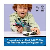 Prime City Jet, Arabaya Karşı 60489 – 6 Yaş ve Üzeri Erkek ve Kız Çocuklar Için Pilot ve Sürücü Minifigürleri Içeren Yaratıcı Oyuncak Araba Yapım Seti, Çocuklar Için Eğlenceli Hediye Fikri (259 Parça) - 0 - Siyah