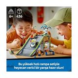 Prime City Senin Kuralların: Yarış Arabası Rampa Parçası 60460-6 Yaş ve Üzeri Çocuklar Için Sürücü Minifigürü Içeren Yaratıcı Oyuncak Yapım Seti, Doğum Günü Hediyesi (436 Parça) - 0 - Siyah