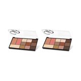 Prime City Style Face & Eye No: 01 Warm Nude - Allık, Bronzer, Aydınlatıcı ve 9'lu Far Paleti (2 Paketi) - Option-1