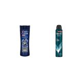 Prime Clear Men 3 In 1 Şampuan & Duş Jeli Arındırıcı Kömür Saç Yüz Vücut Için ve Rexona Men Erkek Sprey Deodorant Xtra 72 Saat Kesintisiz Üstün Koruma 200 ml - Option-1