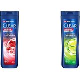 Prime Clear Men Kepeğe Karşı Etkili Şampuan Hızlı Stil 2'si 1 Arada Kolay Şekil Alan Saçlar 350 ml Mavi(1) Clear Men Maksimum Ferahlık Yağlı Saç Derisi Için Limon Özlü Kepeğe Karşı Etkili Şampuan 350 Ml(1) - Option-1