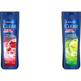 Prime Clear Men Kepeğe Karşı Etkili Şampuan Hızlı Stil 2'si 1 Arada Kolay Şekil Alan Saçlar 350 ml Mavi(1) Clear Men Maksimum Ferahlık Yağlı Saç Derisi Için Limon Özlü Kepeğe Karşı Etkili Şampuan 350