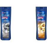 Prime Clear Men Kepeğe Karşı Etkili Şampuan Yoğun Arındırıcı Kömür ile 350 Ml(2) Clear Men Kepeğe Karşı Etkili Şampuan Saç Dökülmesine Karşı Kahve Çekirdeği Özü 350 Ml(1) - Option-1