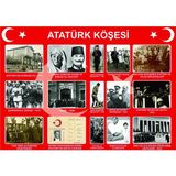 Prime Concept Atatürk Köşesi 1 (Vinil) 50X70 cm Okul Pano Afiş Pankart - tek ebat