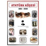 Prime Concept Atatürk Köşesi 70X100 cm Premium Branda Baskı, Okul Branda - tek ebat