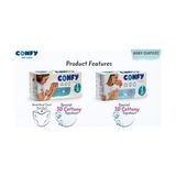 Prime Confy Premium Yenidoğan Bebek Bezi 1 Numara | 2-5 kg | 70 Adet | Ekonomik Paket - 0 - 1 Ay