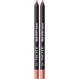 Prime Cosmetics Silk Lipliner Suya Dayanıklı Ipeksi Dudak Kalemi - 01 Muted Peach (2 Paketi) - Siyah