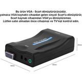 Prime CR02 VGA Dan Scart Video ve Ses Dönüştürücü Adaptör Uzaktan Kumandalı - Option-1