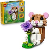 Prime Creator 3’ü 1 Arada Sevimli Hamster ile Çiçek 31376 – 7 Yaş ve Üzeri Kız ve Erkek Çocuklar Için Kirpi Veya Kartala Dönüşebilen Yaratıcı Oyuncak Yapım Seti, Eğlenceli Hediye Fikri (166 Parça) - 0 - Siyah