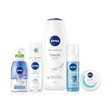 Prime Creme Soft Kremsi Dokunuş Duş Jeli 500 ml + Çift Fazlı Göz Makyaj Temizleyici 125 ml + Sprey Deodorant Fresh Natural 75ML +Nemlendirici Bakım Kremi 100 ml + Yüz Yıkama Köpüğü Canlandırıcı 150 ml - 1 kg