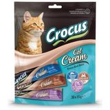 Prime Crocus Karışık (Karidesli & Yengeçli & Somonlu - Karidesli) Krema Yetişkin Kedi Ödül Maması 30 x 15 gr - 0,01 gr