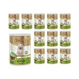 Prime Cuddy Yetişkin Kedi Kuzulu ve Jöleli Konserve Mama 400 gr x 12 Adet - 0,01 gr