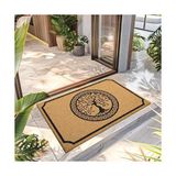 Prime Decovetro Paspas Hayat Ağacı Desenli Kapı Önü Paspası 40 x 60 cm - Option-1 - 001-Renkli