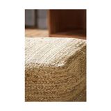Prime Dekoratif Kare Naturel Hasır Jüt Puf 40X40-12080 - Option-1 - 001