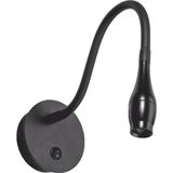 Prime Dekoratif Yatak Başı Okuma Lambası 3W Gün Işığı Baş Ucu Kitap Okuma Lambası LED Aplik Gece Lambası - Option-1