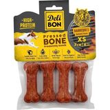 Prime Delibon Deri Pres Barbekü Aromalı Kemik Köpek Ödülü Xsmall 7 cm 4 Adet - Option-1