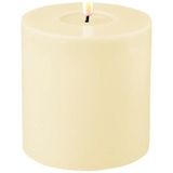 Prime Deluxe Homeart - Dekoratif Mum - Mum - LED - Stearin - Renk: Krem - 10 x 10 cm - 0,5 W - Altın