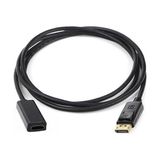 Prime Display Port To Hdmı Kablo -Display Erkek HDMI Dişi Kablo 1m - Option-1 - Ahşap