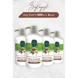 Prime Doğal Zeytinyağlı Saç Kremi 600 ml x 4 Adet - Option-1
