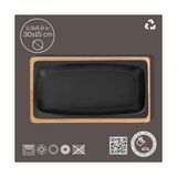 Prime Döküm Servis Tabağı, 30X15 cm Ahşap Altlı - Lv As 172 - Option-1 - 51R-Turuncu