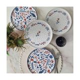 Prime Dot & Bloom Pasta Tabağı 22 cm 4 Adet 22963-64 - 0,5 L