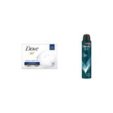 Prime Dove Beauty Cream Bar Katı Güzellik Sabunu Original Nemlendirici Etkili, 4X90 G ve Rexona Men Erkek Sprey Deodorant Xtra 72 Saat Kesintisiz Üstün Koruma 200 ml - Option-1