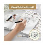 Prime Düğün Seti, 325 Adet Çıkartma, Misafir, Konuk Defteri Veya Fotoğraf Albumü Için Sevgi Dolu Temalı, Dekorasyon Için Motifli Sözcüklü Düğün Etiketi, 10 Sayfa, A5 Boyut - Option-1 - -50 C