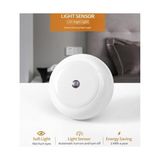Prime Duvara Monte LED Gece Lambası, Alacakaranlık Sensörlü, 0.5W Duvar Fişli Gece Lambası, Koridor, Merdiven, Mutfak, Banyo Için, 6'lı Paket Yuvarlak Tasarım - Option-1